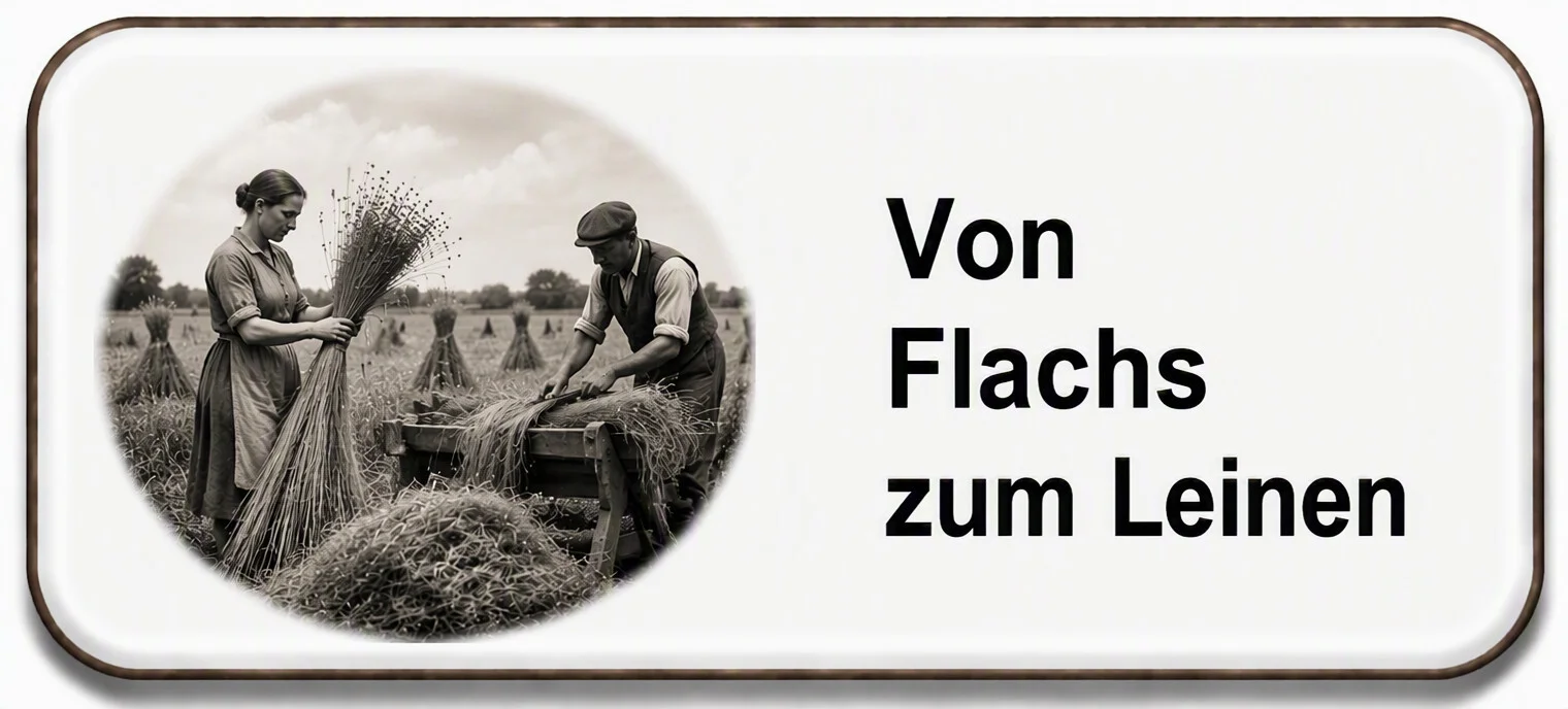 Ikon vom Flachs zum Leinen