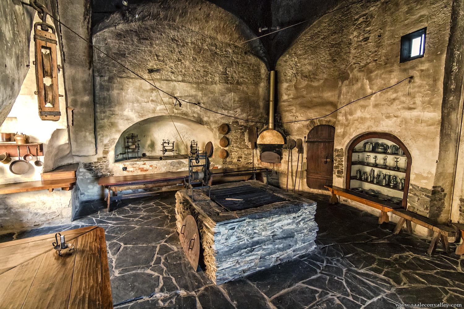 Historische Schloßküche. Foto © saaleconvalley. Martin Kober