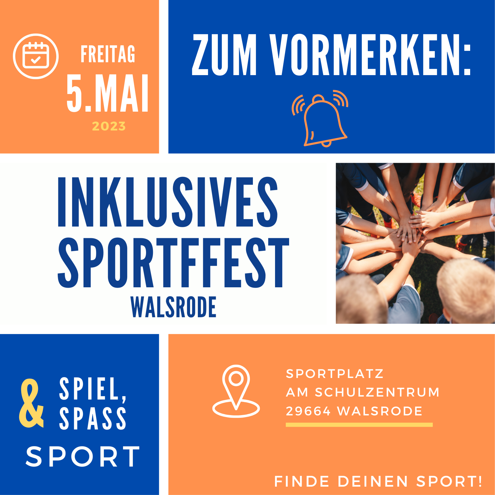 Save the Date - inklusives Sportfest 2023