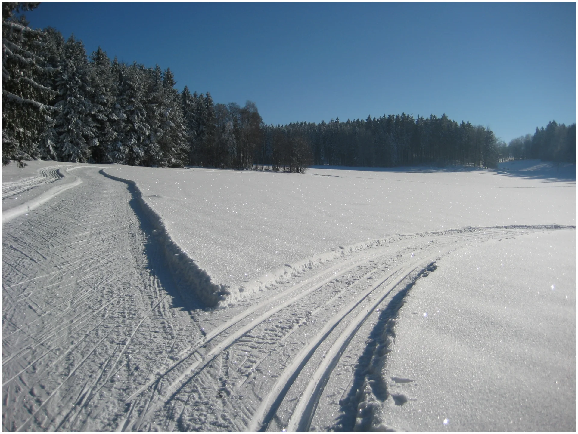 Langlauf-Skihütte