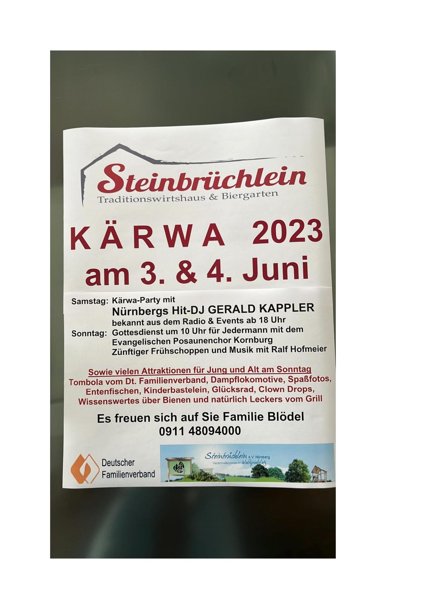 Steinbrüchlein Kirchweih 2023