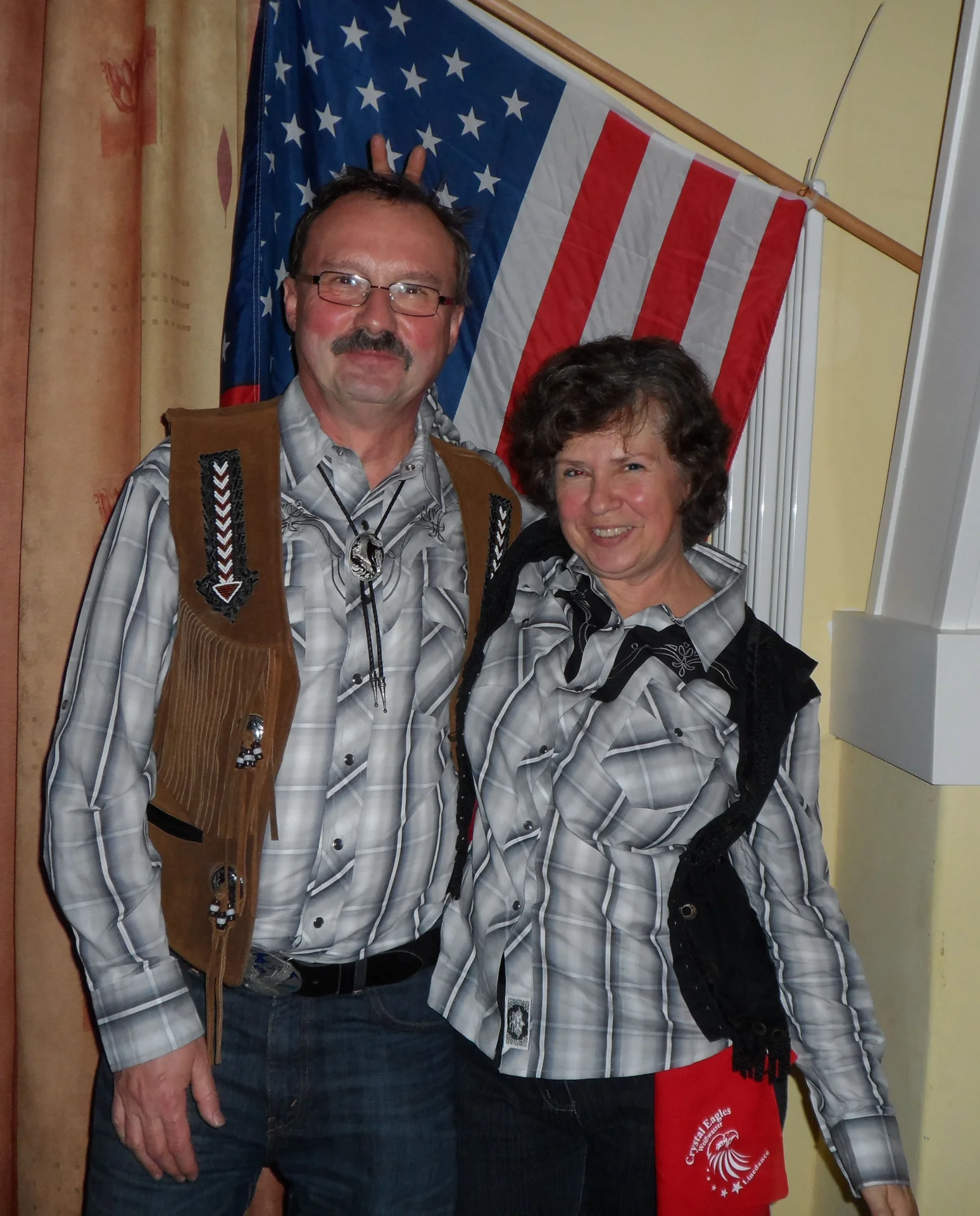 2012 - Armin und Ursel - erstes Cowboy-Outfit