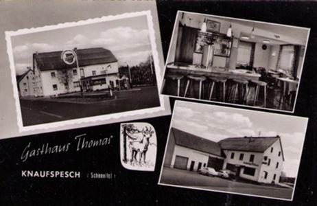 Gasthaus Thomas: alte Postkartenansicht
