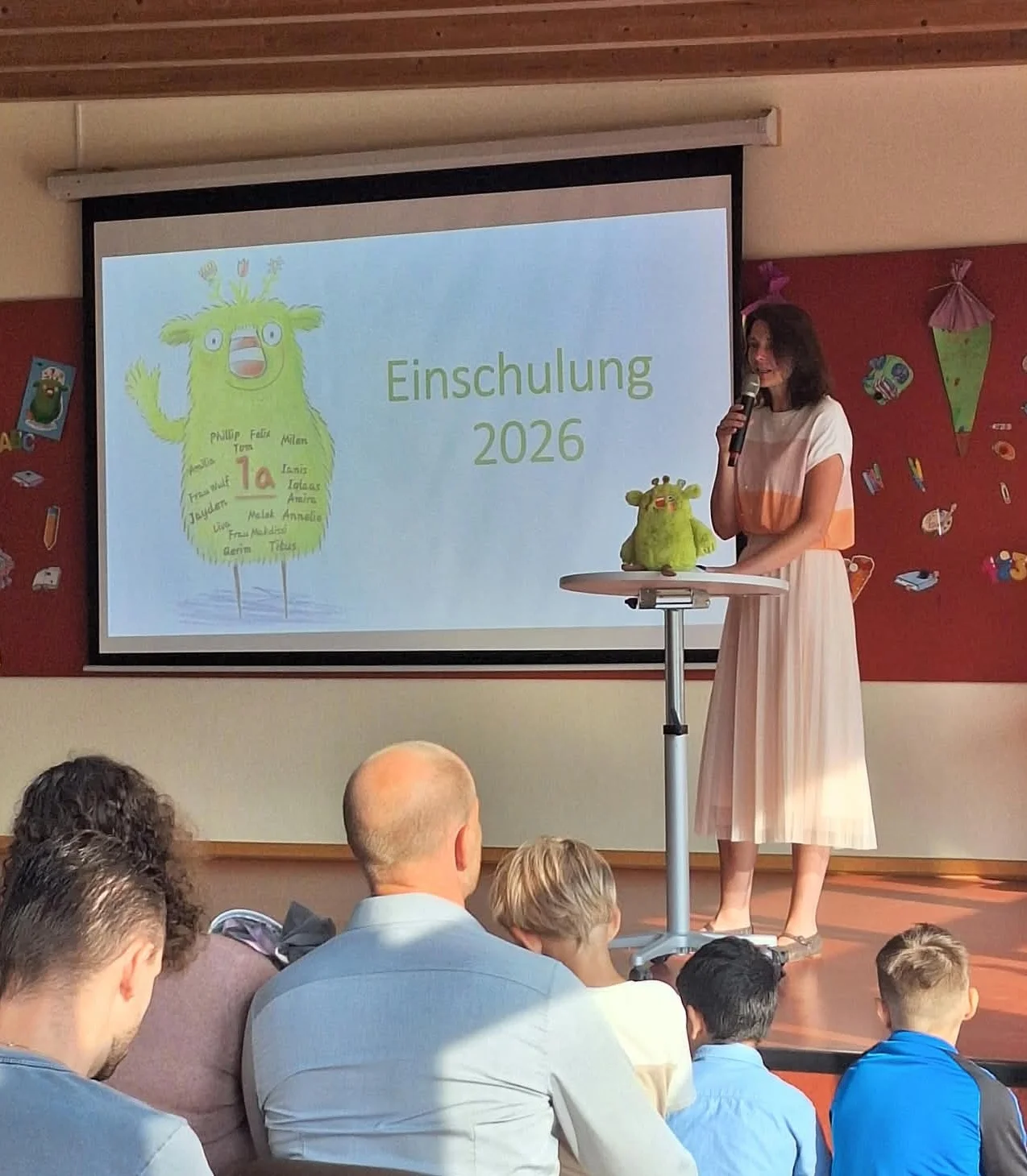 Einschulung  - Begrüßung