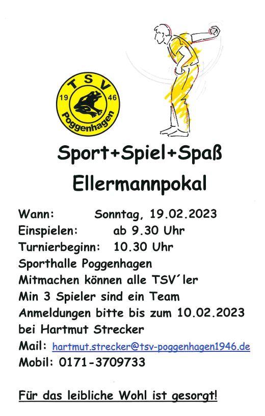 Einladung Ellermann-Pokal 2023