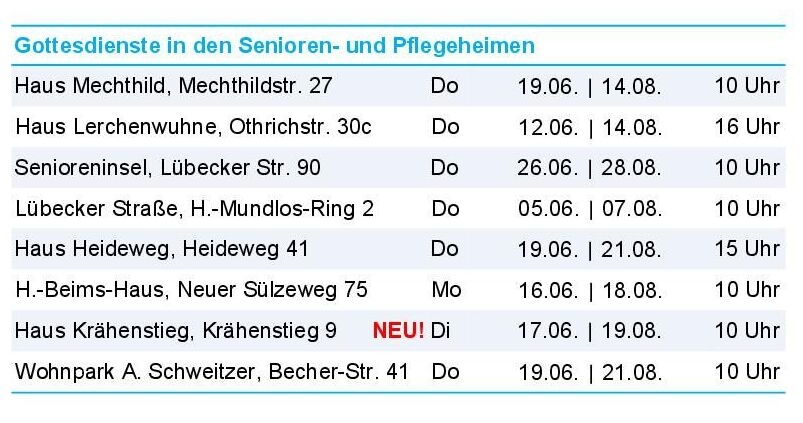 GD Seniorenheime Juni-August 2025