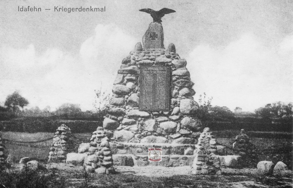 Kriegerdenkmal Idafehn von 1925