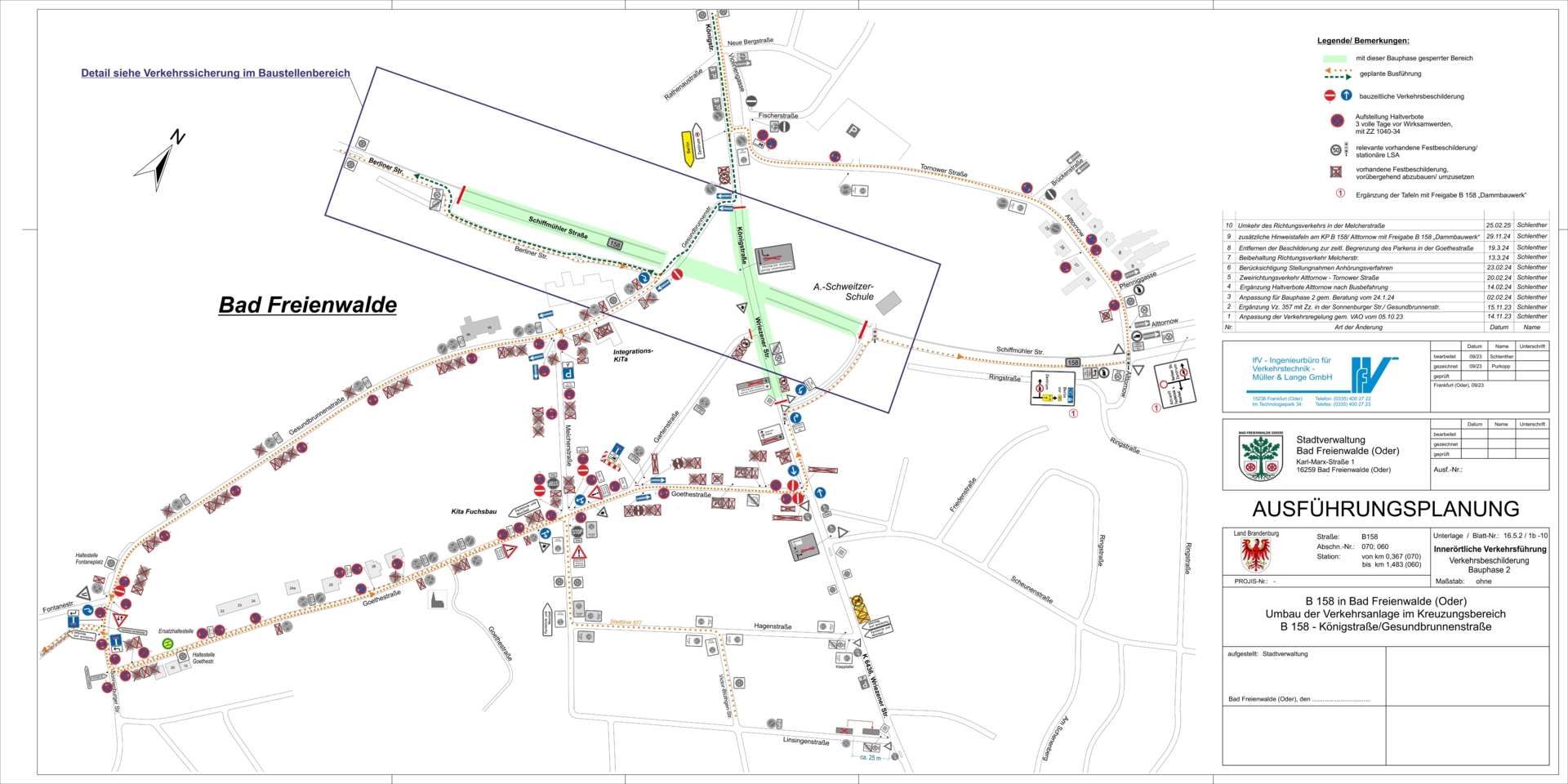 20250225 Blatt 01b innerörtliche Verkehrsführung Bauphase2-AnpMelcherstr