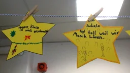 Einzelne Sterne von einer Kette 2