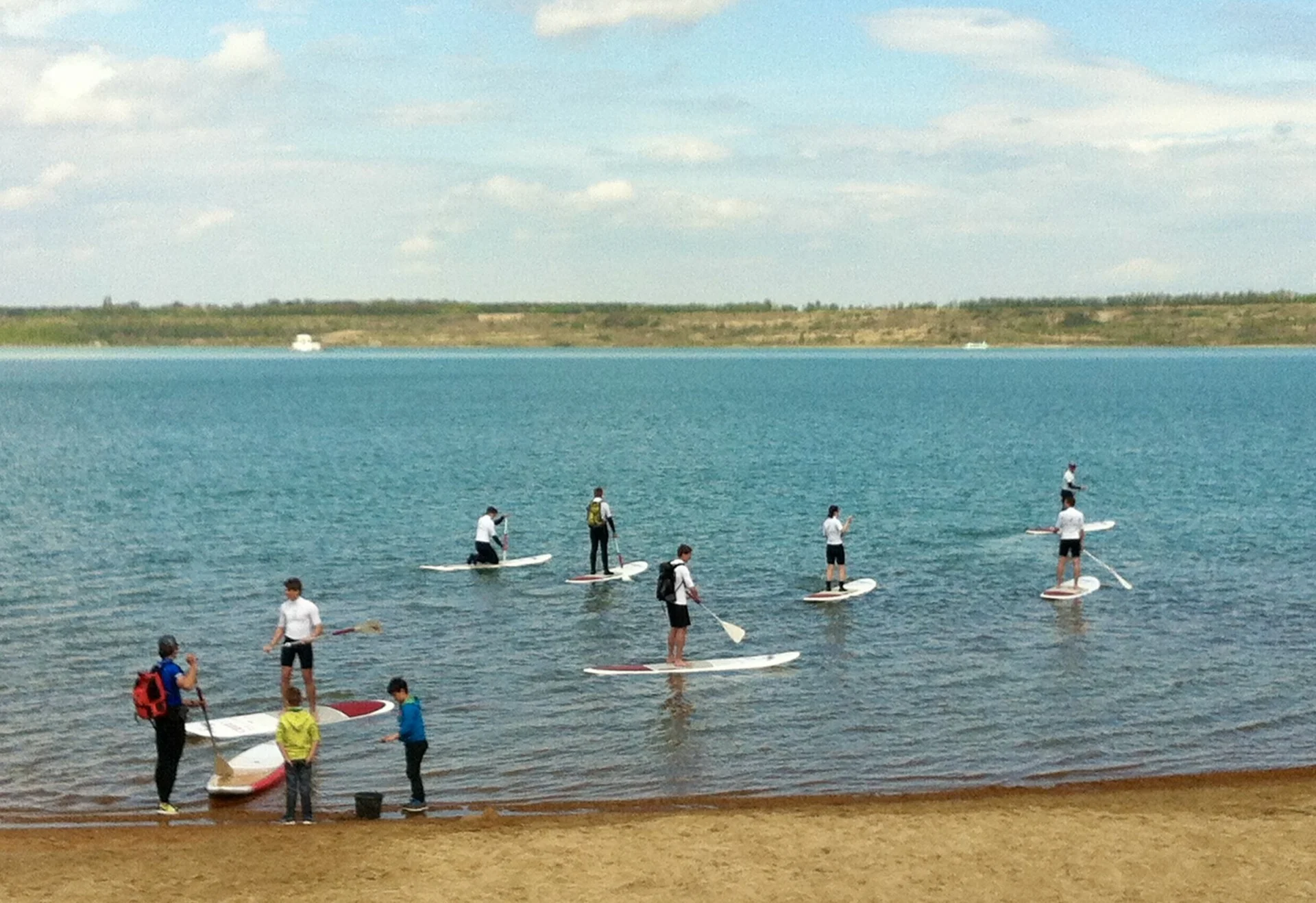 Bild vom Stand up paddling Leipzig