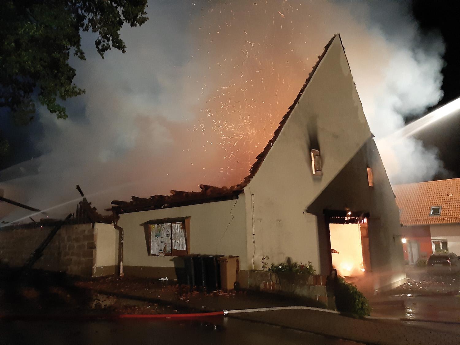 Scheunenbrand Scheunenbrand