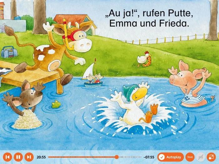 Vier Freunde vom Bauernhof