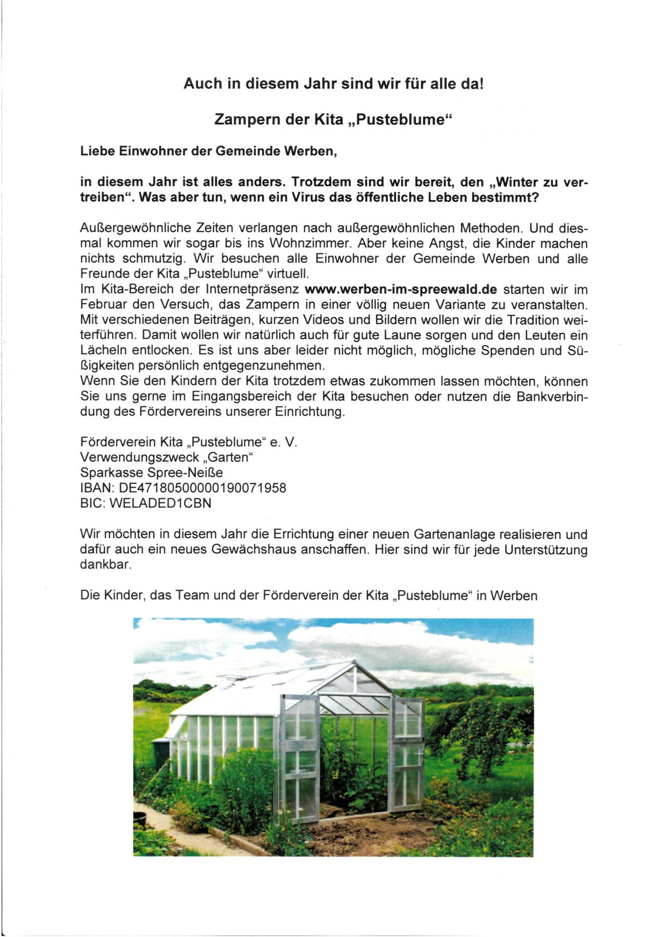 Zamperbrief