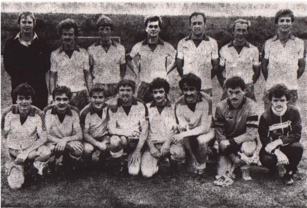 Die Bezirksliga-Aufstiegsmannschaft der Saison 1983/1984
