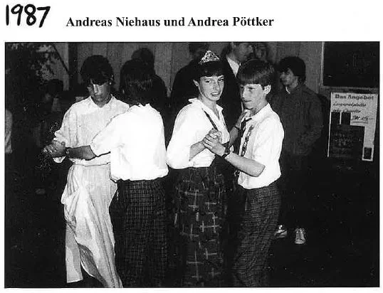1987: König Andreas Niehaus und Königin Andrea Pöttker