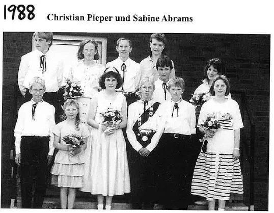 1988: König Christian Pieper und Königin Sabine Abrams