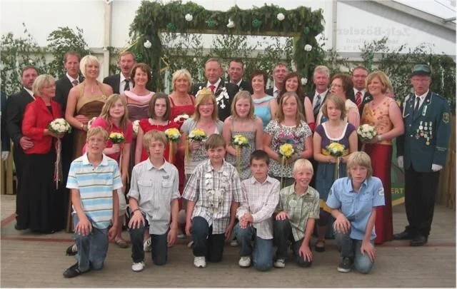 2009: Königin Christin Moß und Prinzregent Mathis Rolfes