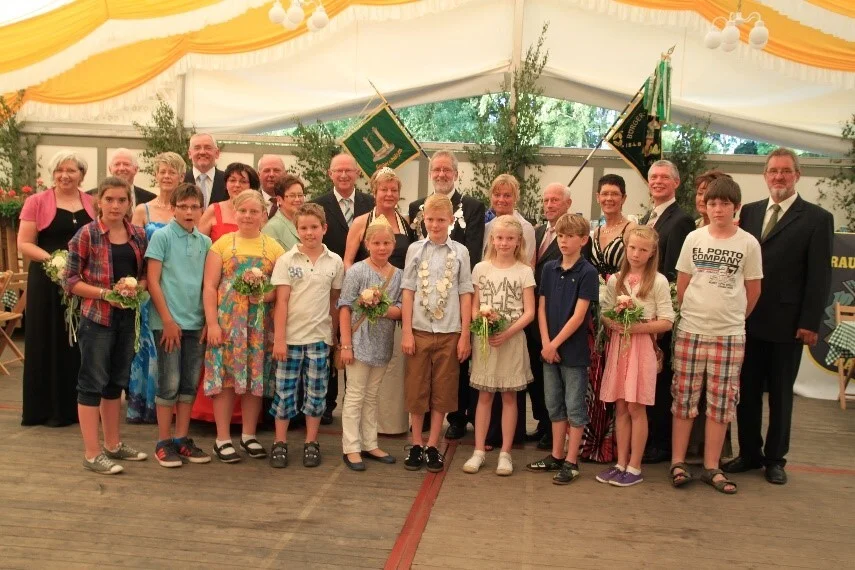 2012: König Malte Kettler und Königin Hannah Schlichter