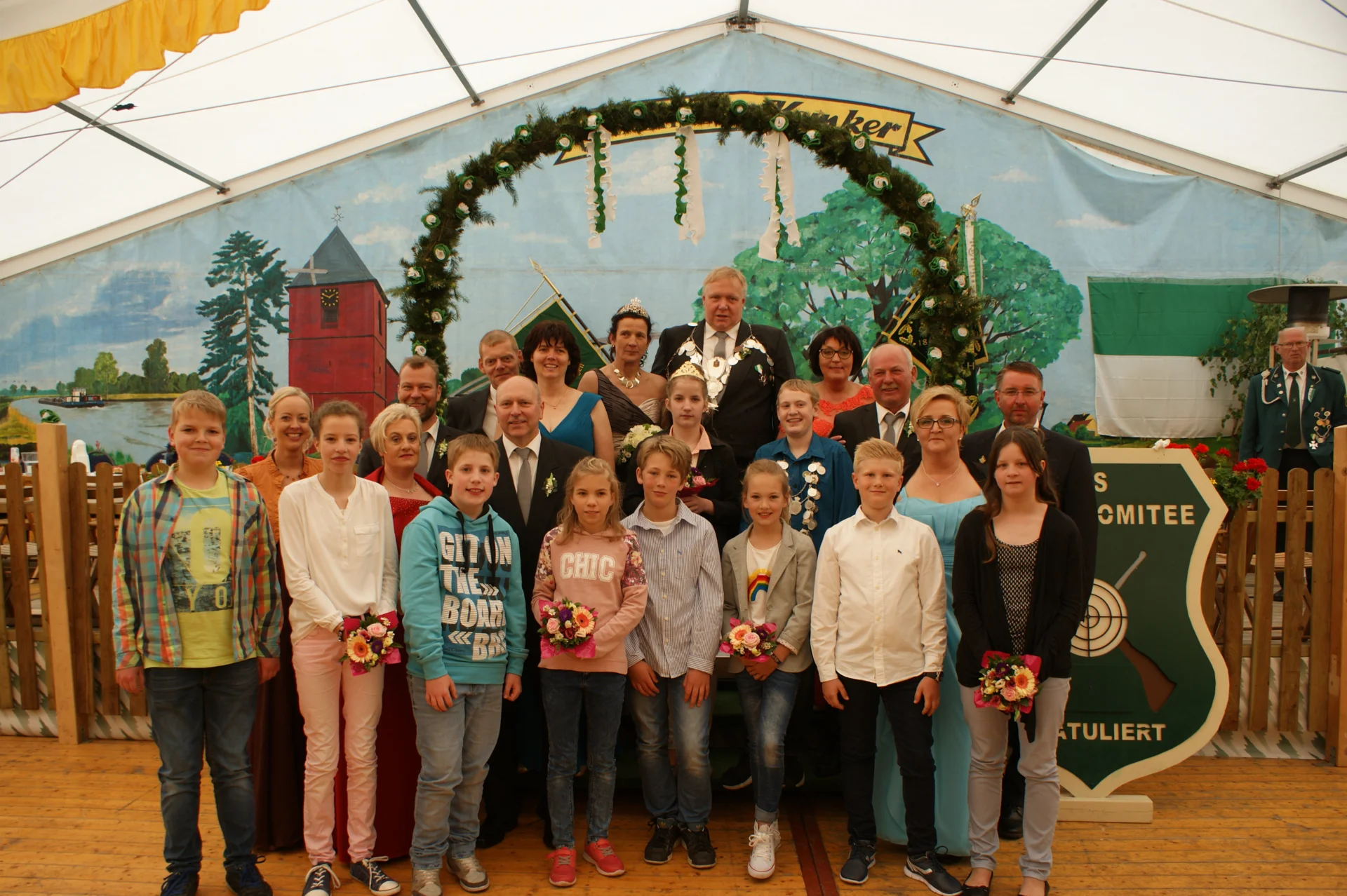 2016: Königin Laura Siemer und Prinzregent Andre Schwarte