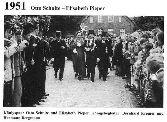  1951: König Otto Schulte und Königin Elisabeth Pieper