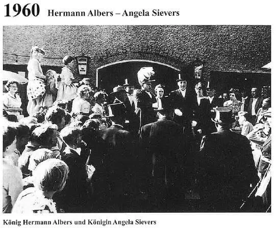  1960: König Hermann Albers und Königin Angela Sievers