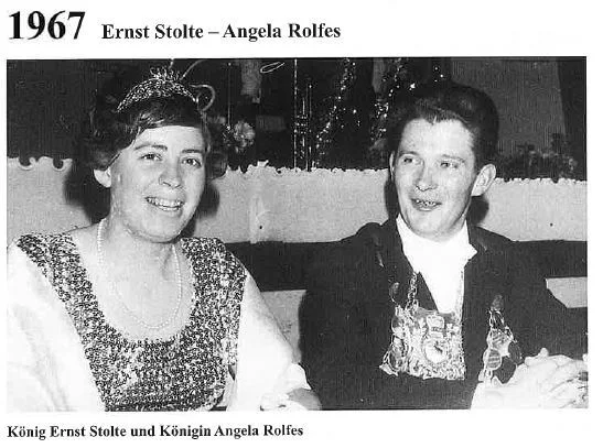  1967: König Ernst Stolte und Königin Angela Rolfes