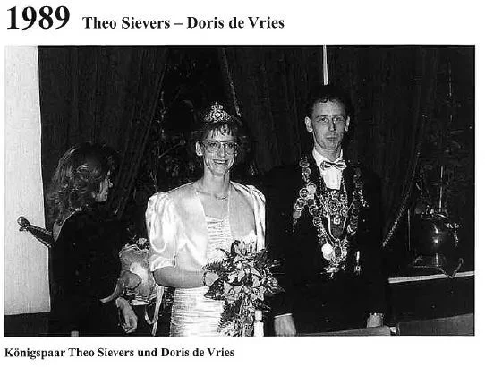  1989: König Theo Sievers und Königin Doris de Vries