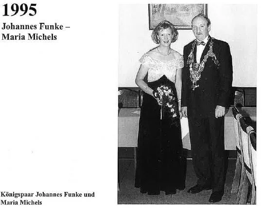  1995: König Johann Funke und Königin Maria Michels