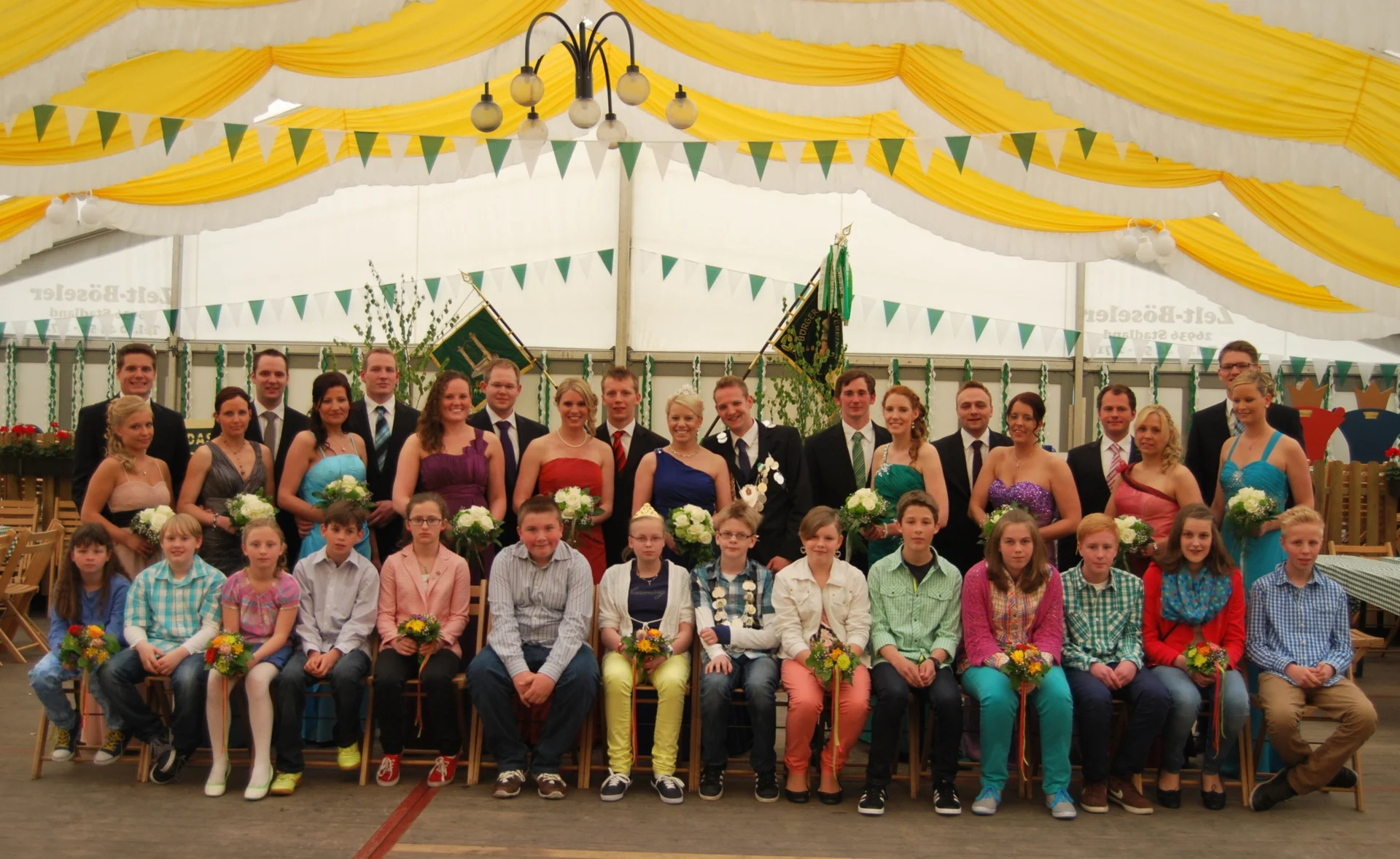  2013: König Bernd Rüschen und Königin Katja Hagemann