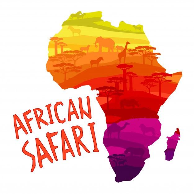 Wortgitter Tiere aus Afrika