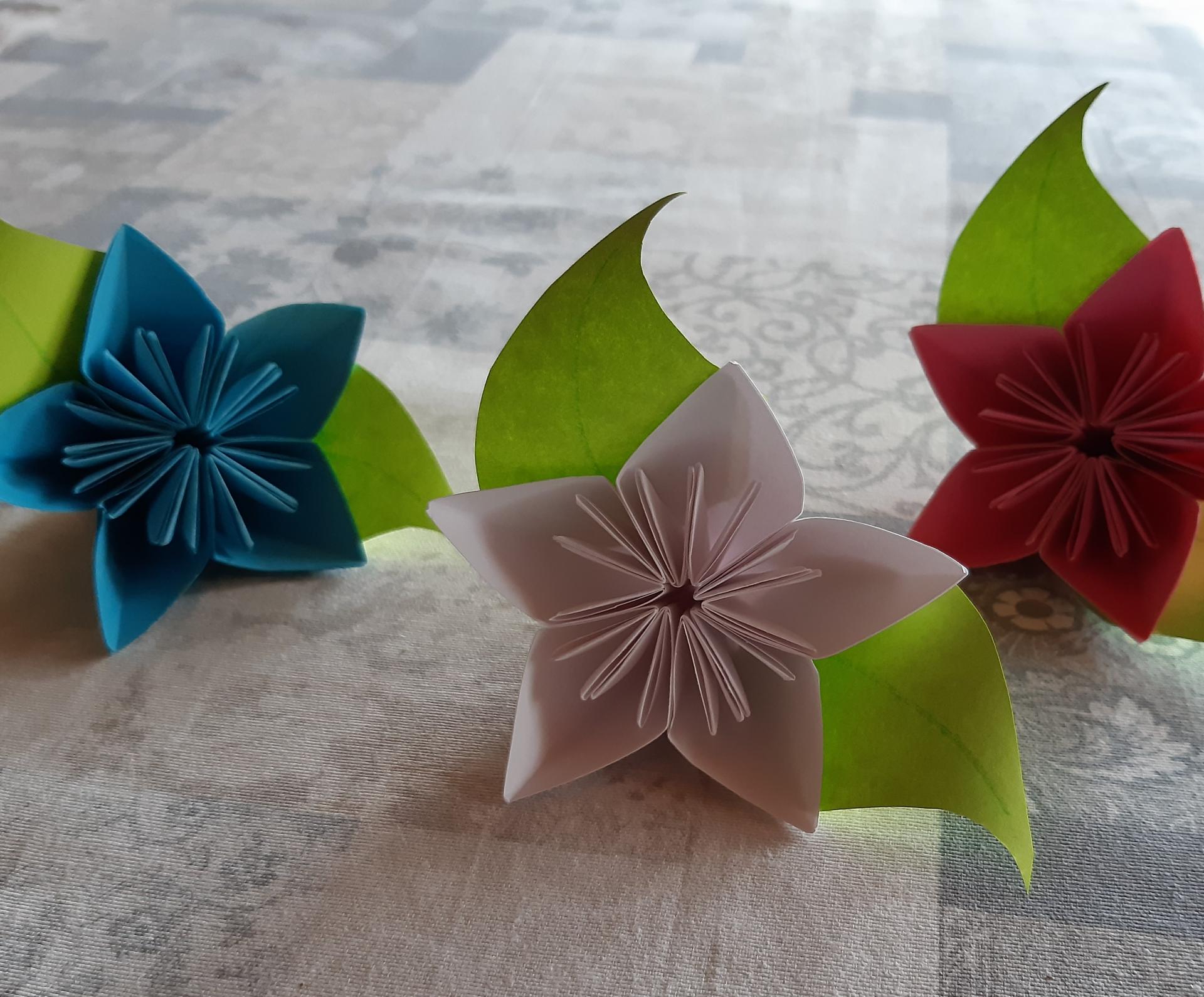 Origami Blüte