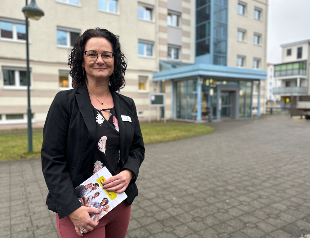 Das OSL-Versicherungsamt ist am Standort Dubinaweg 1 in Senftenberg, im Haus 2 zu erreichen. Ansprechpartnerin ist Frau Schumacher. (Bild: Landkreis OSL/Sarah Werner)