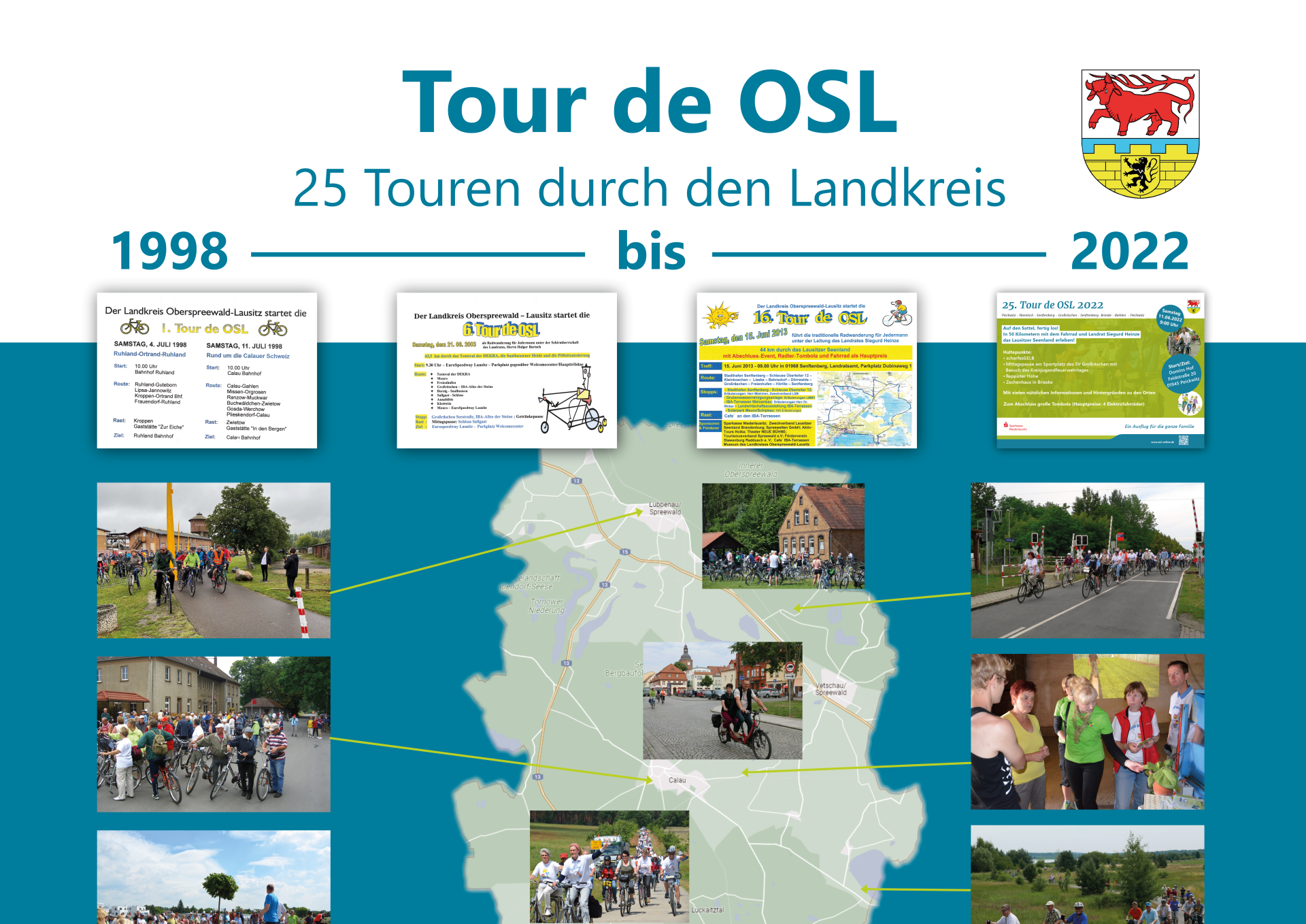 Tour de OSL - 25 Touren durch den Landkreis - ein Rückblick