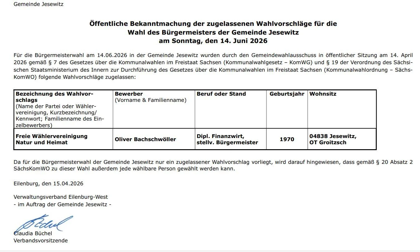 Wahlbekantmachung_BM-Jesewitz
