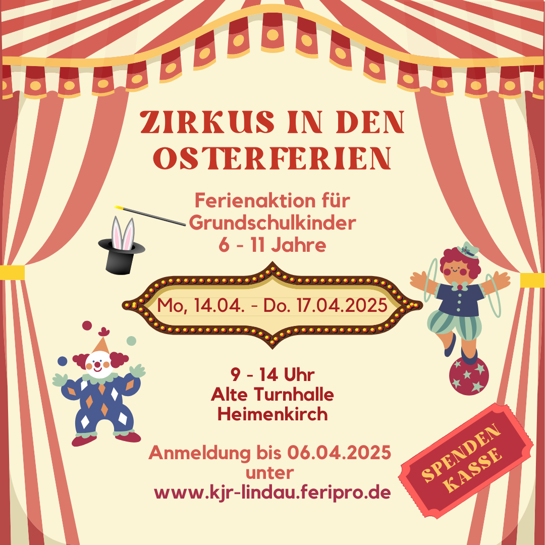 Zirkus in den Ferien 2025