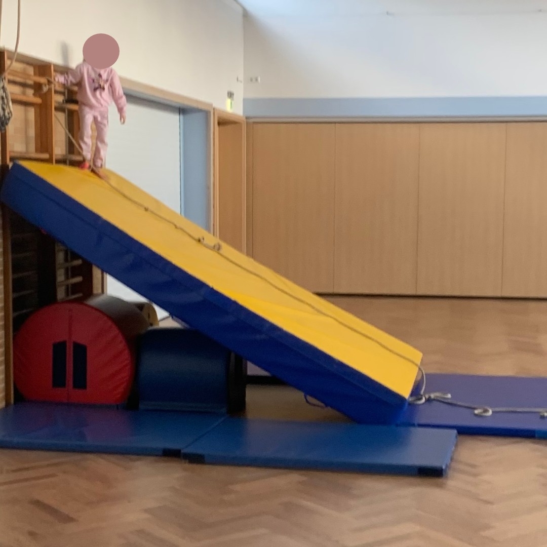 Schiefe Ebene Sprossenwand