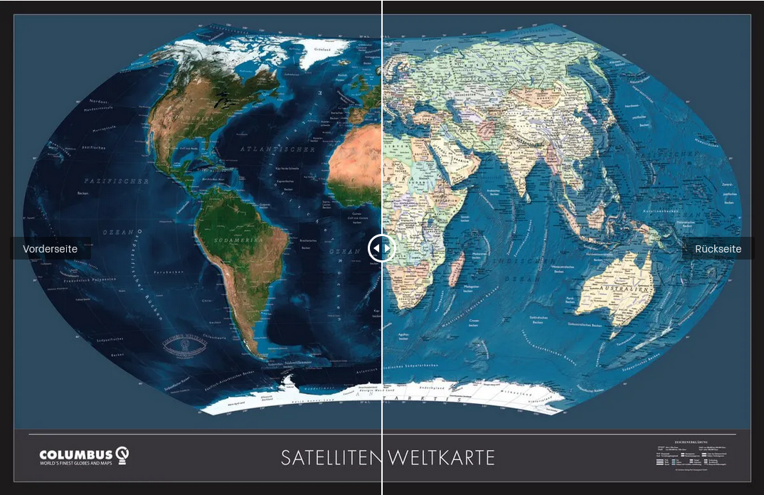 Welt-Satellitenkarte