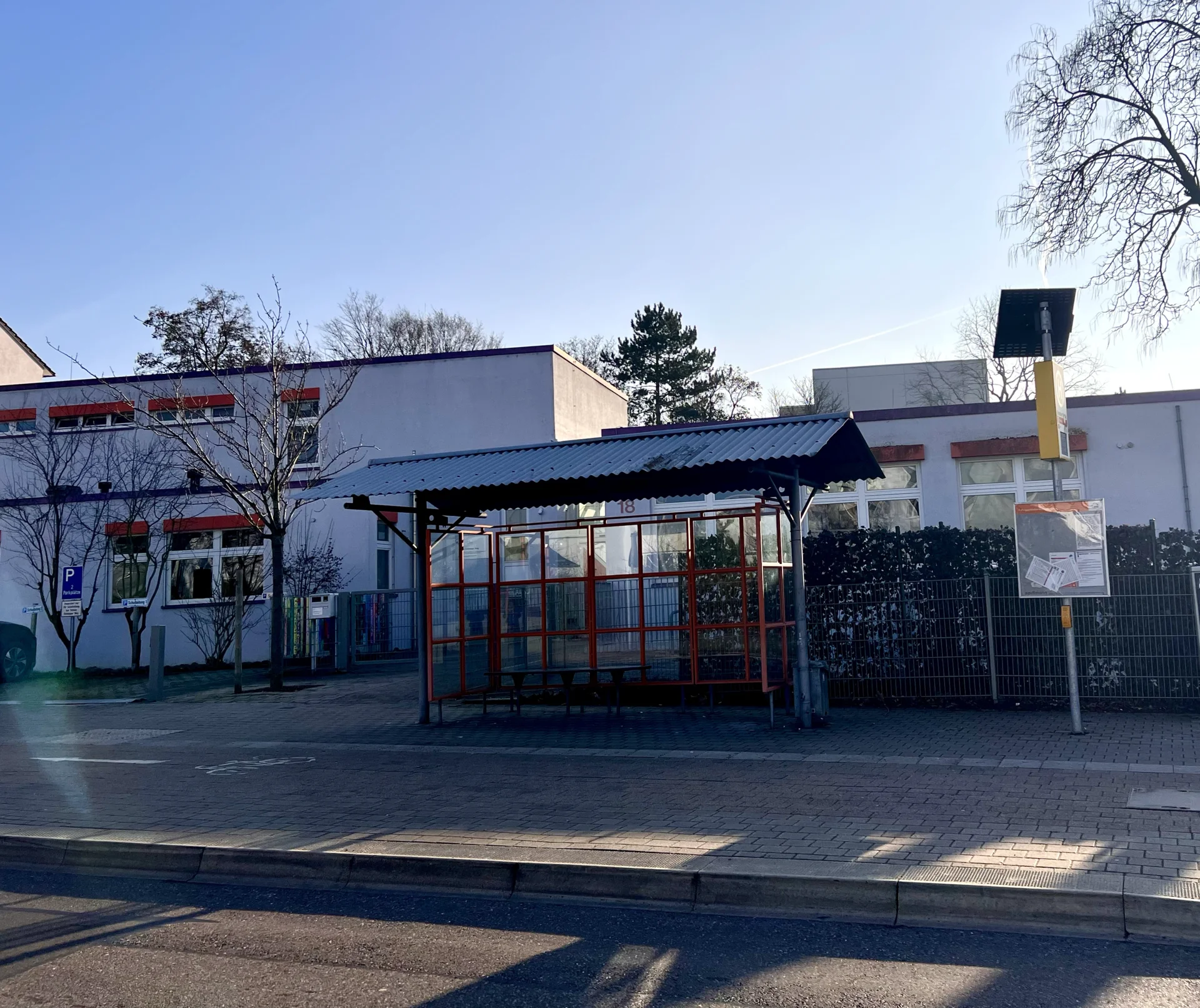 Ansicht Bushaltestelle