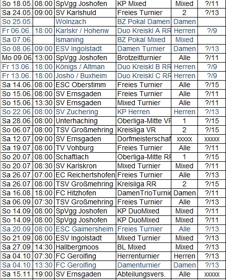 Spielplan 2025 2