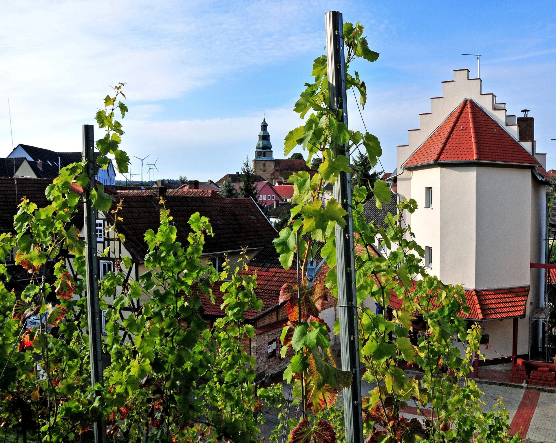 Blick auf die Schenklengsfelder Mauritiuskirche (Bild: Monika Greb)