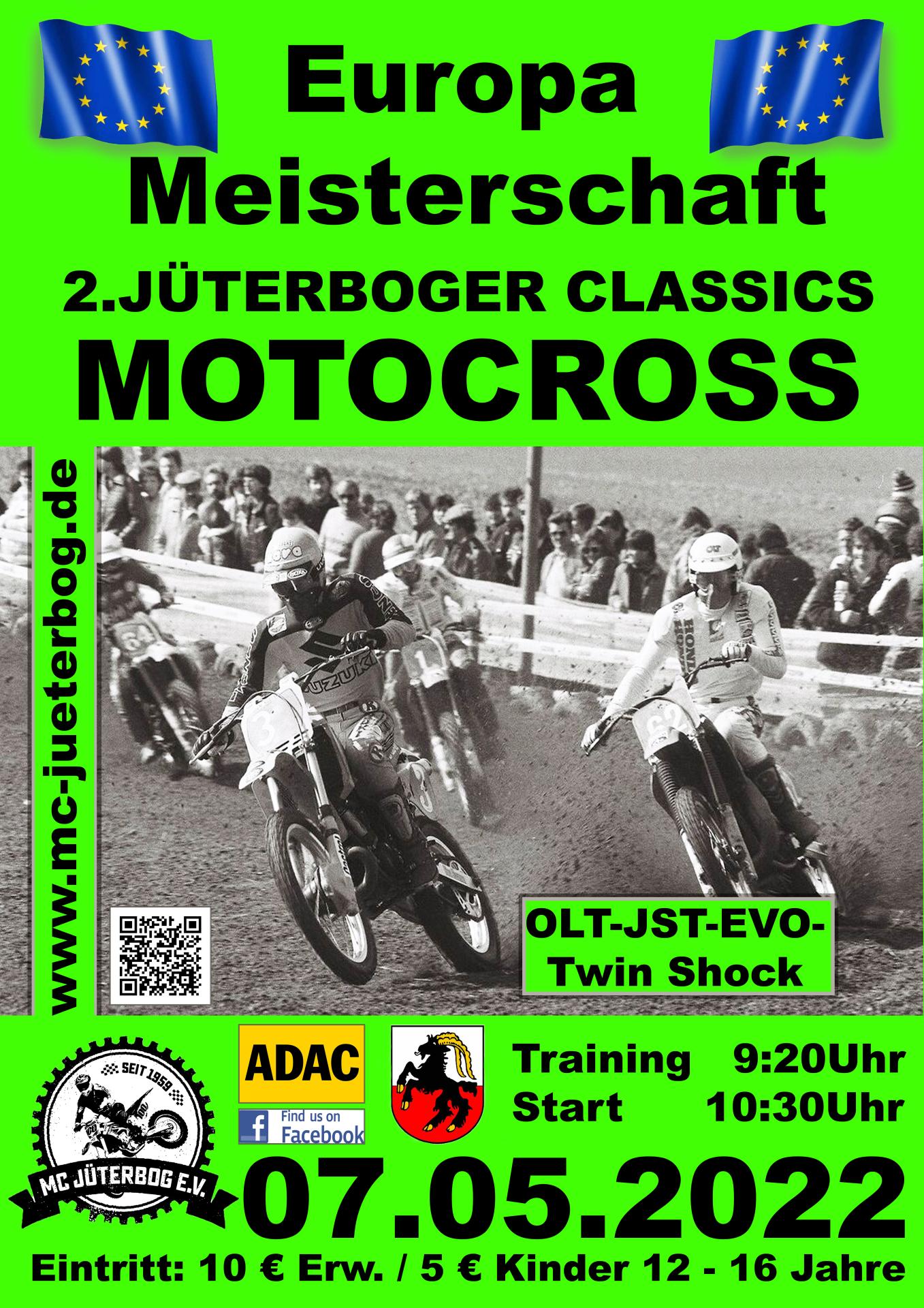 Plakat Jüterboger CEMAR Motocross 2022