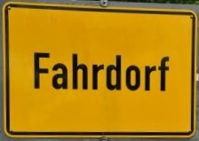 Fahrdorf Ortsschild
