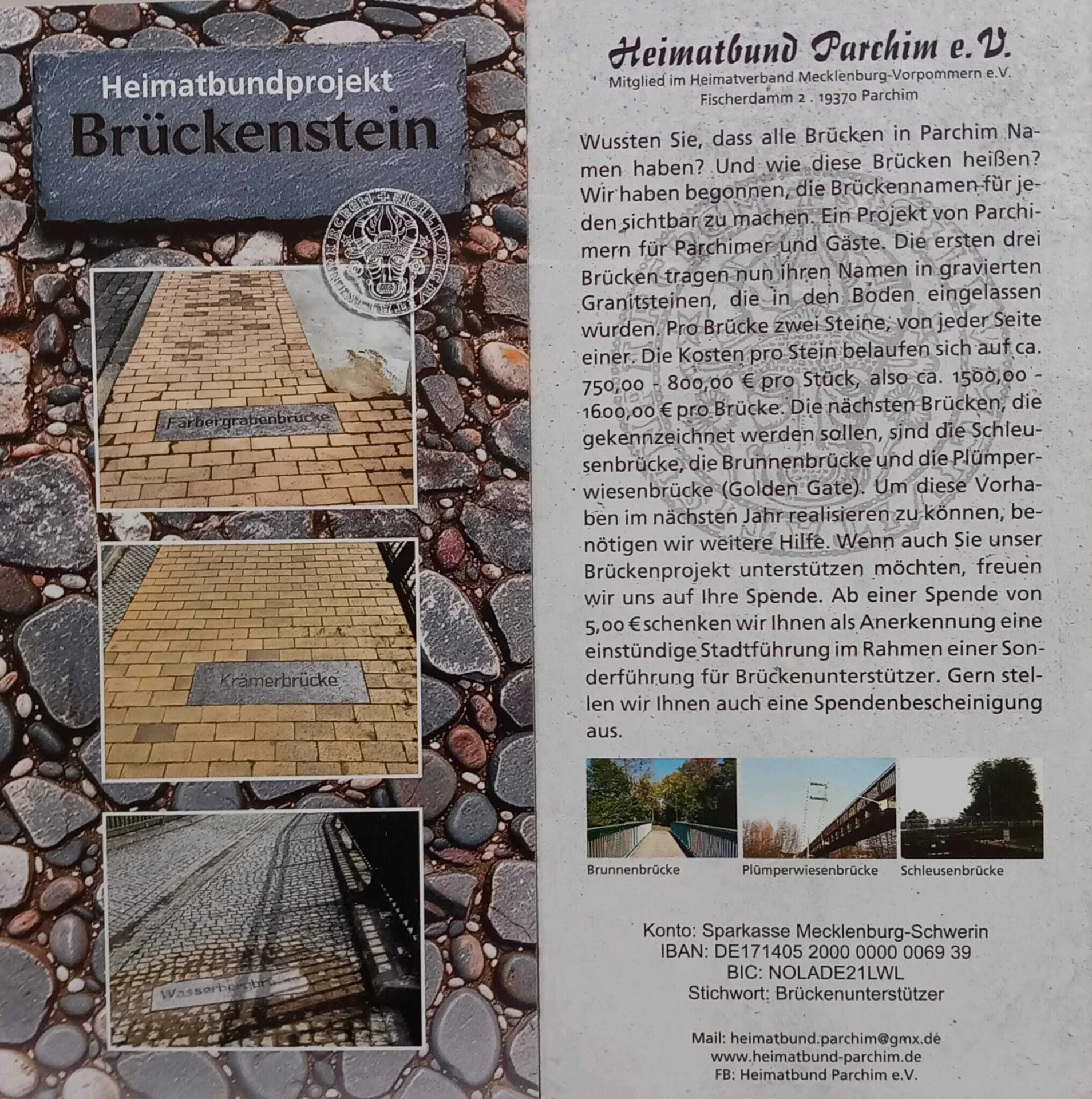 Flyer Brückensteine