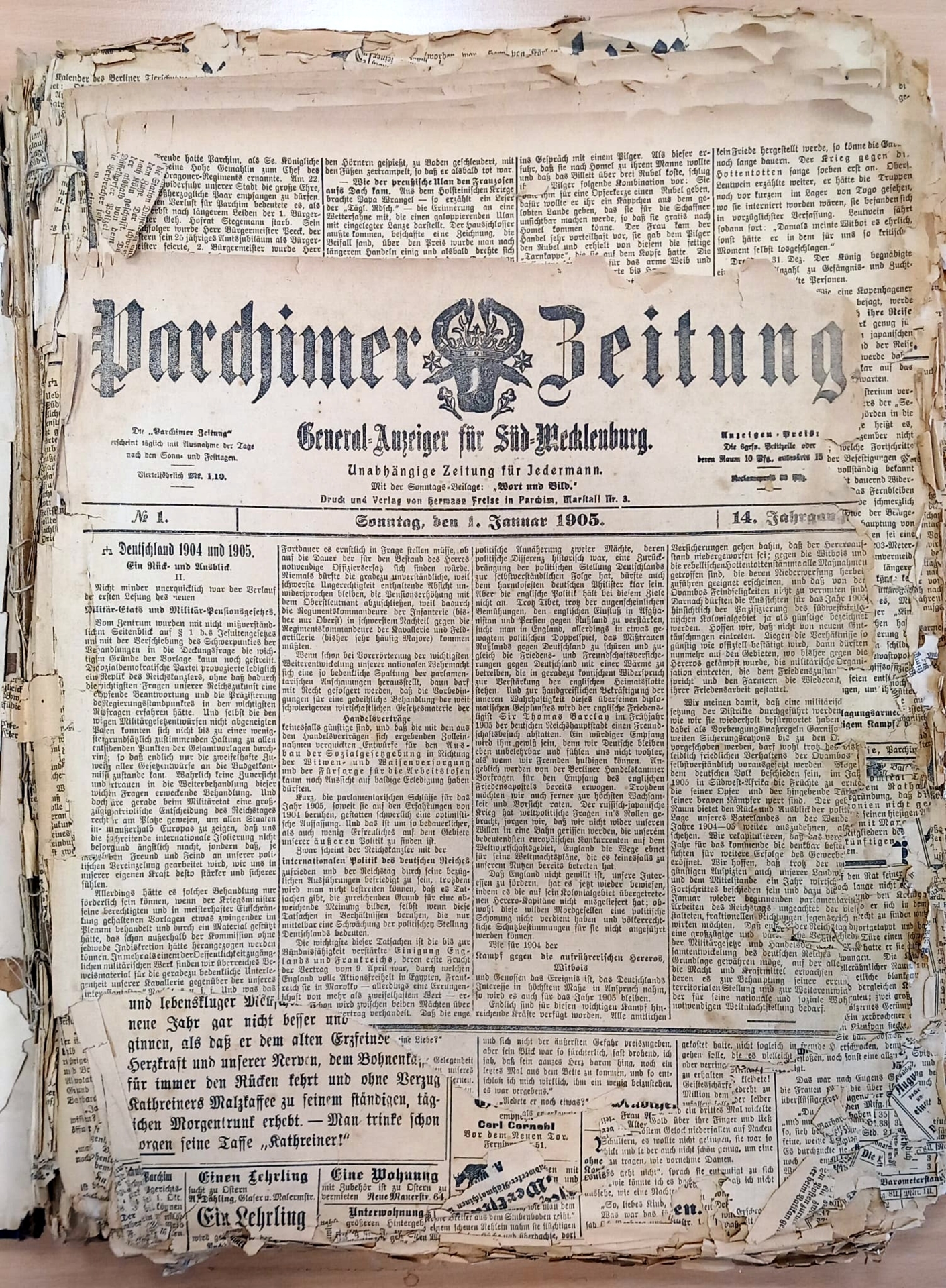 Parchimer Zeitung 1905-2