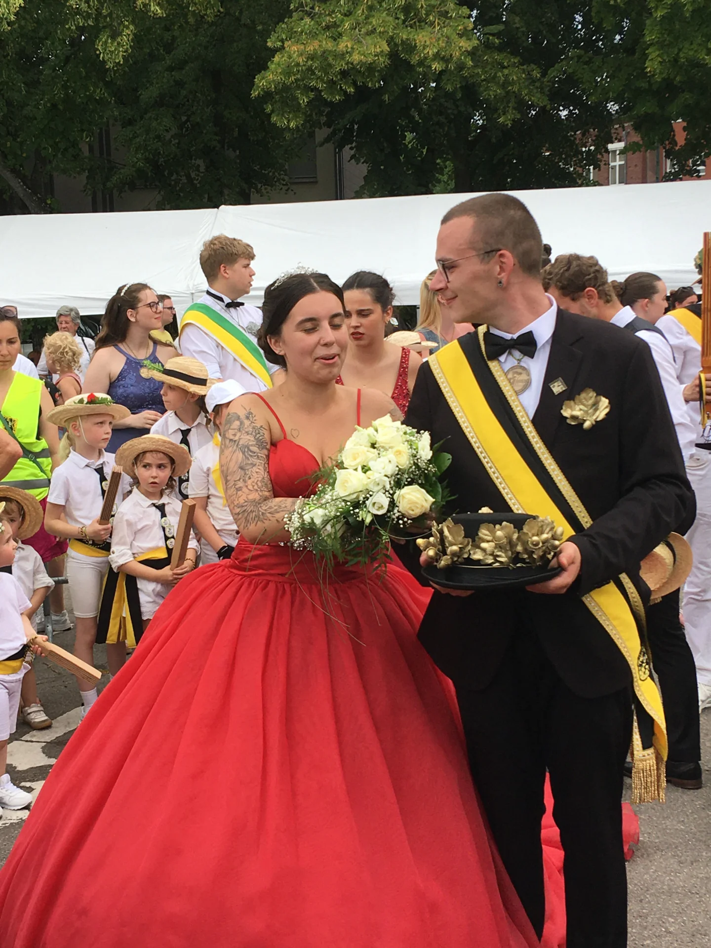 Maikönigspaar 2026 Jan-Philipp Steffens mit Emely Steinbusch