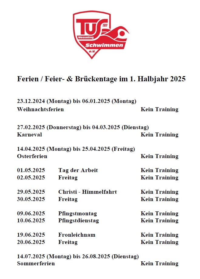 Ferien- und Brückentage