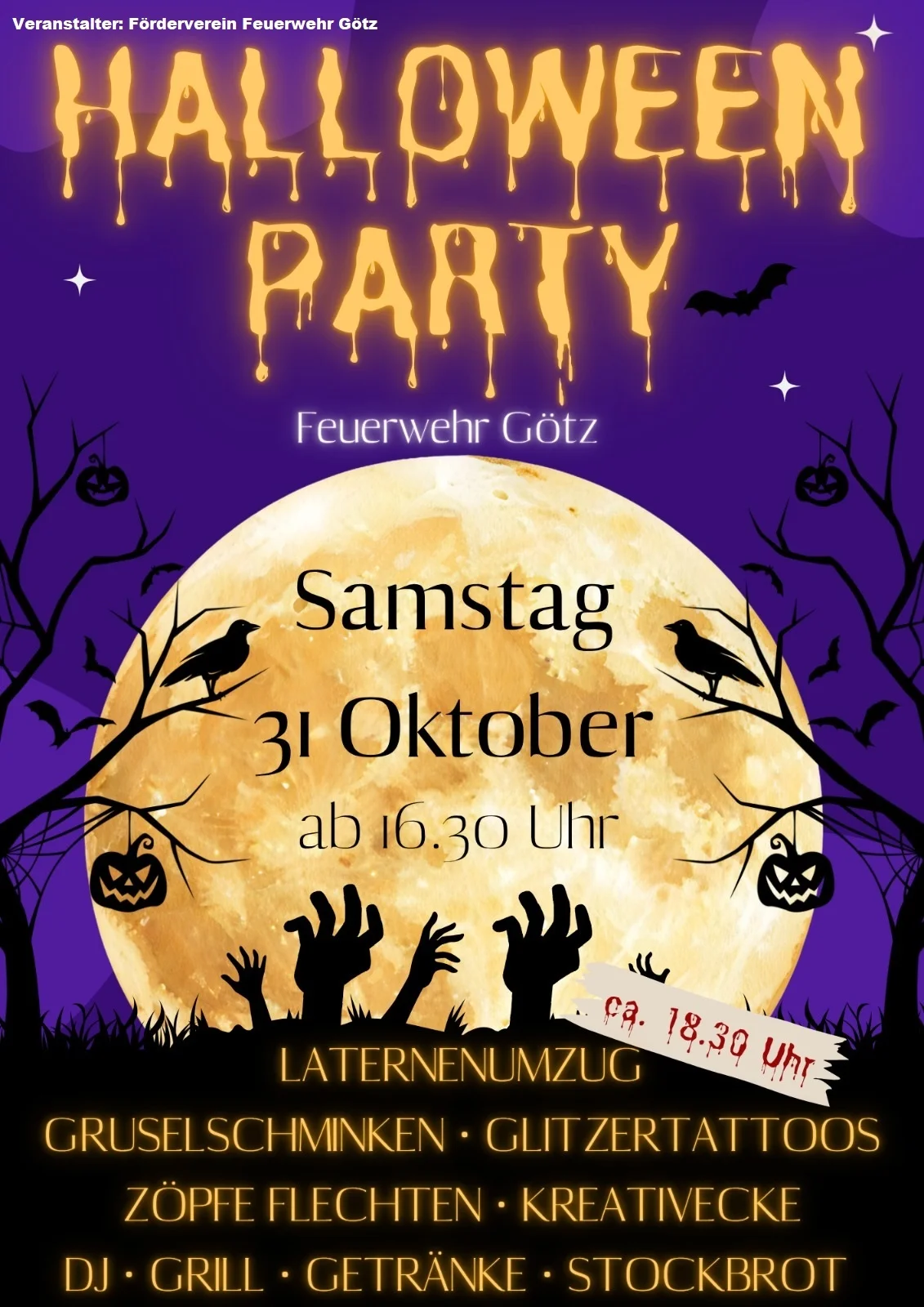 Halloweenfest FF Götz