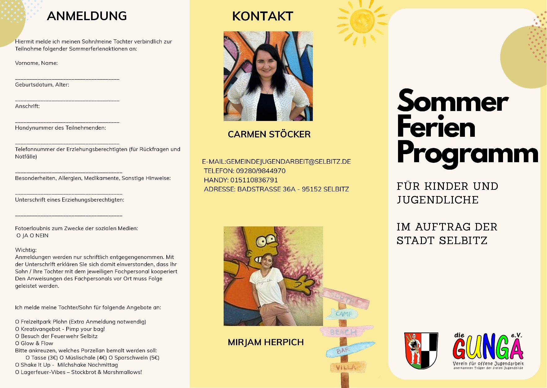 Sommerferienprogramm