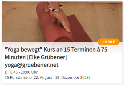 Yoga bewegt