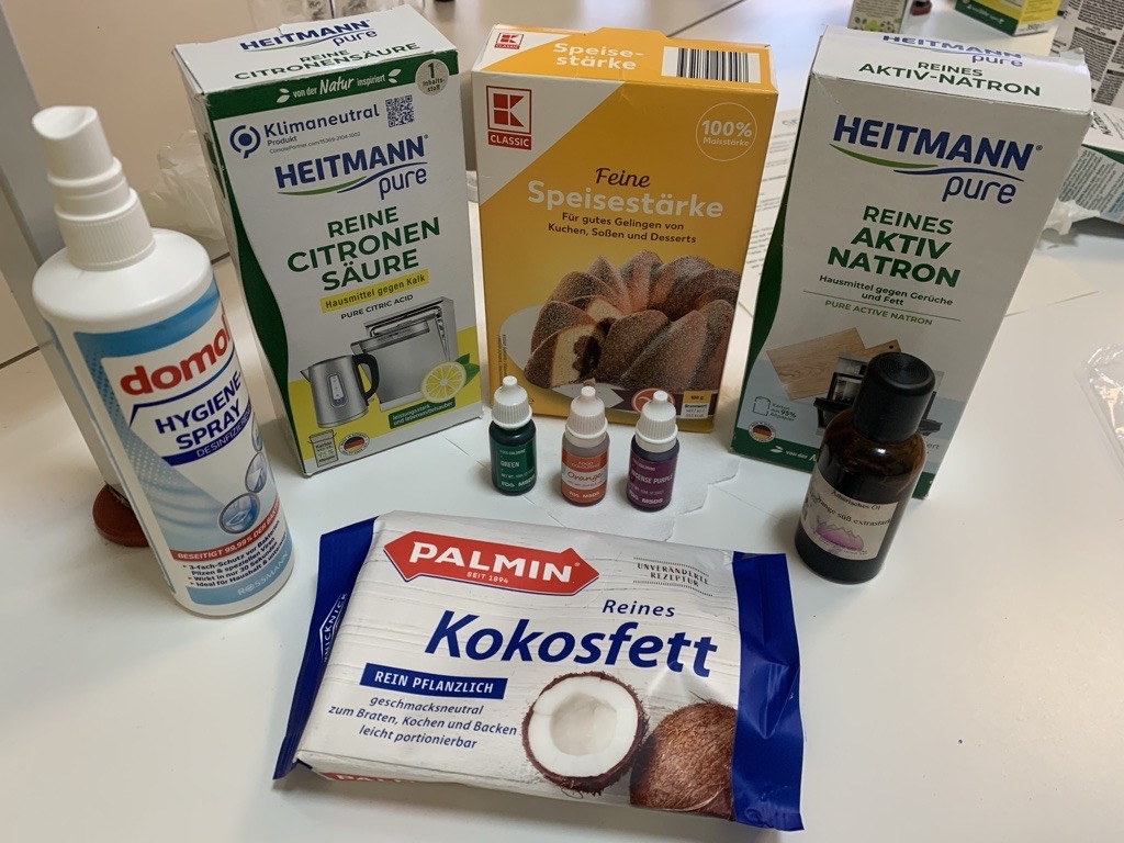 Badebomben Zutaten